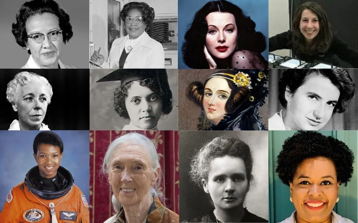 Imagem de mulheres importantes na ciência
